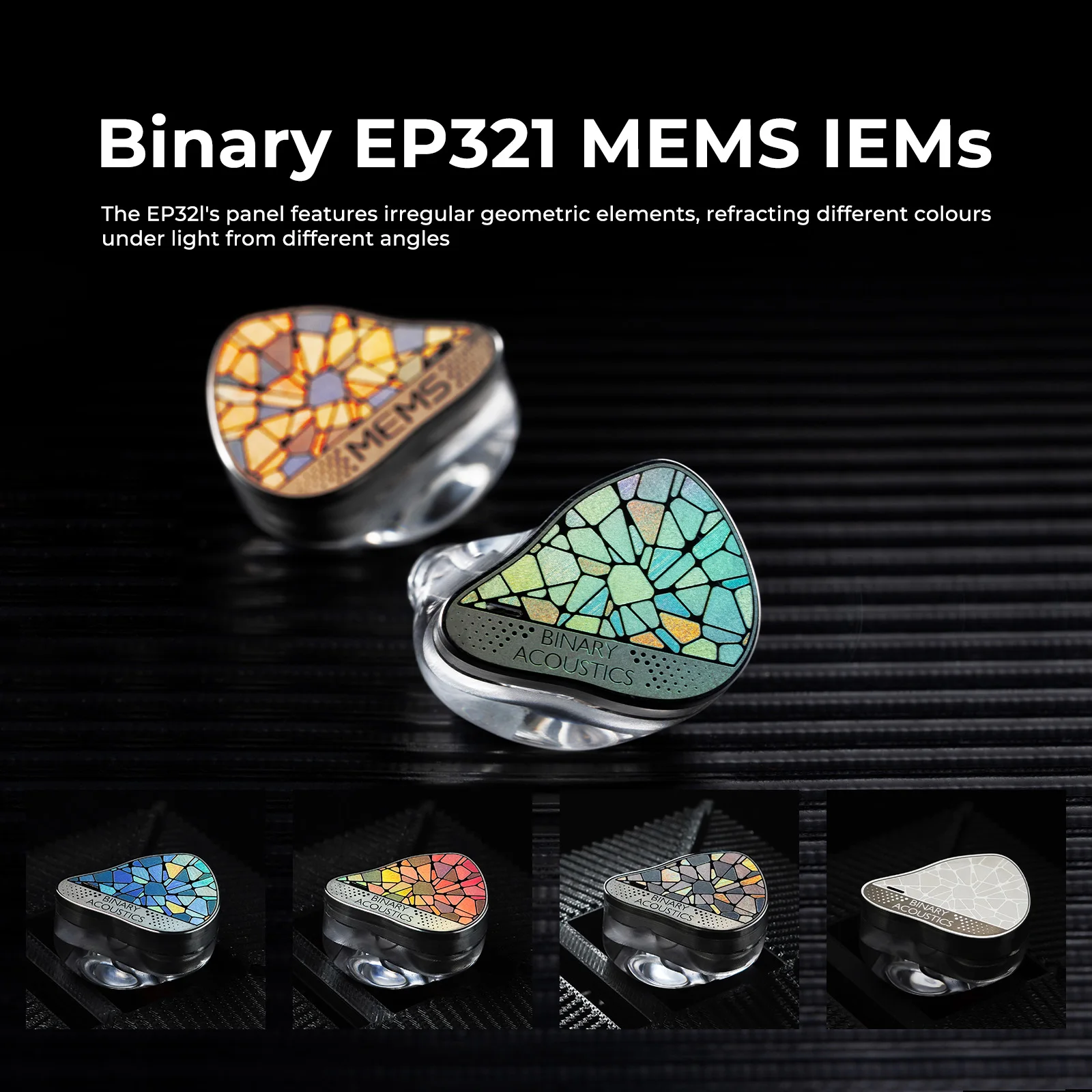 Binary EP321-MEMS: Auriculares Hi-Fi 6 Drivers Hi-Res