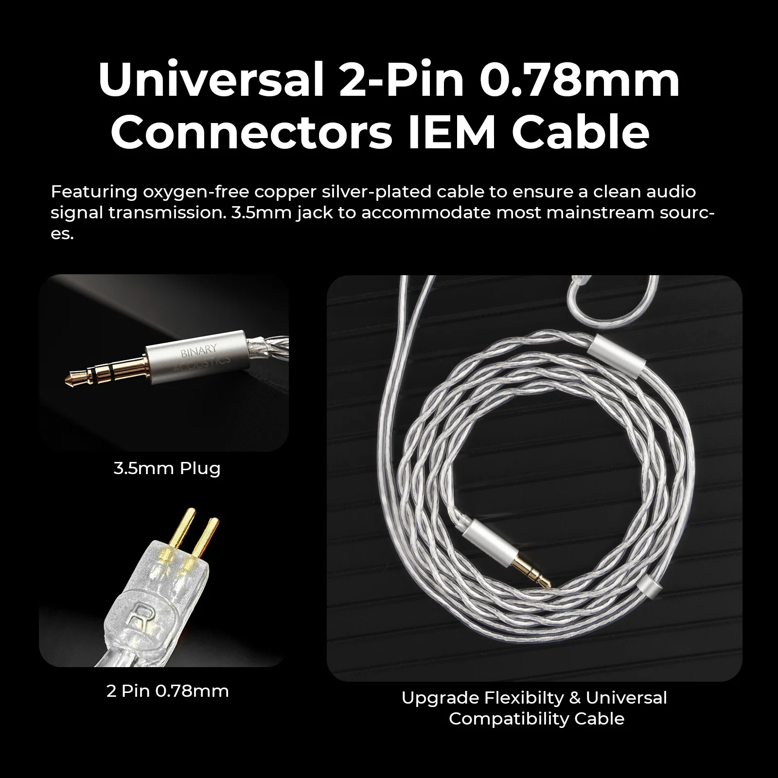 Binary EP321-MEMS: Auriculares Hi-Fi 6 Drivers Hi-Res