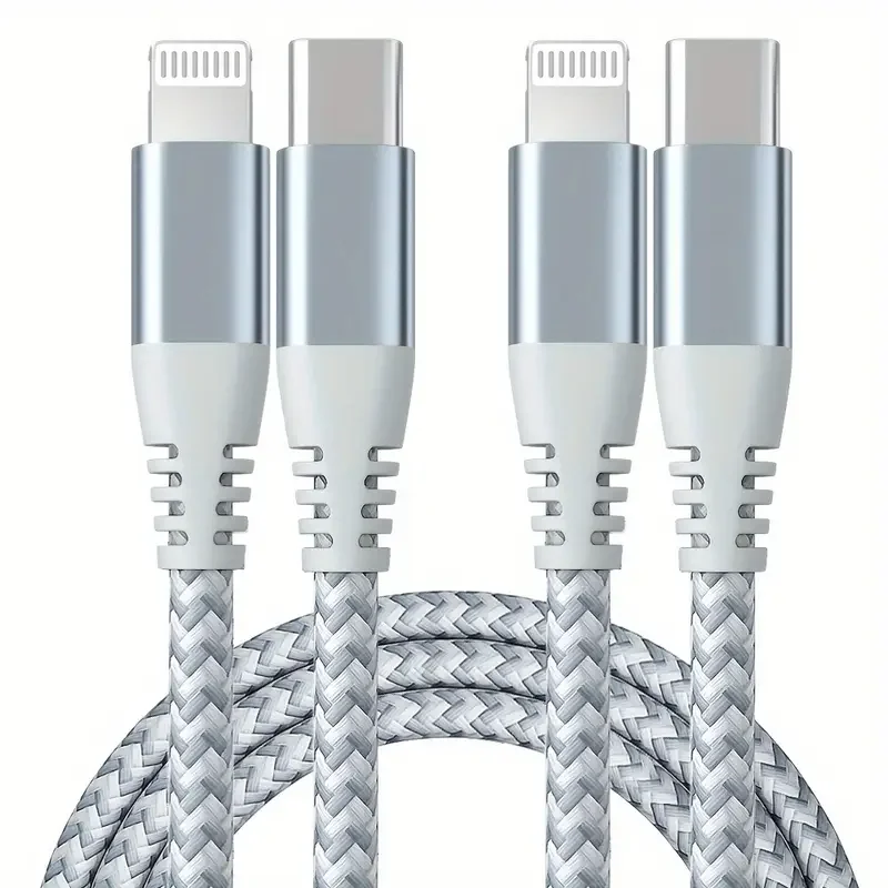 Cable USB-C a Lightning Certificado MFi Carga Rápida iPhone