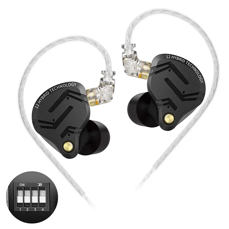 KZ ZS12 PRO X: Auriculares Híbridos 1DD+5BA HIFI Premium