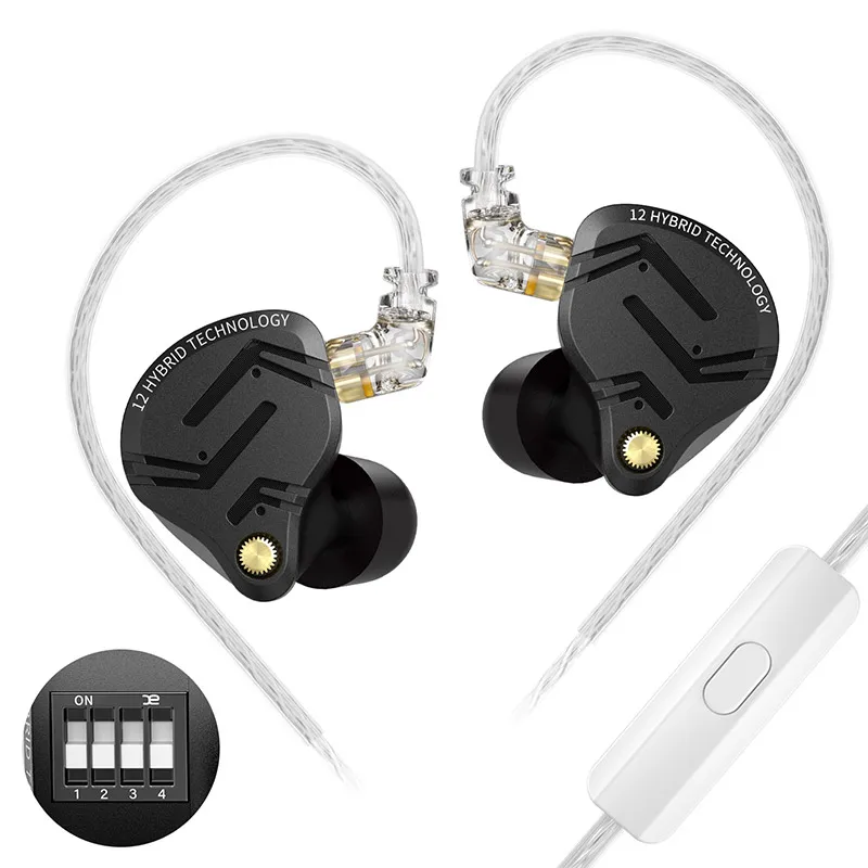 KZ ZS12 PRO X: Auriculares Híbridos 1DD+5BA HIFI Premium
