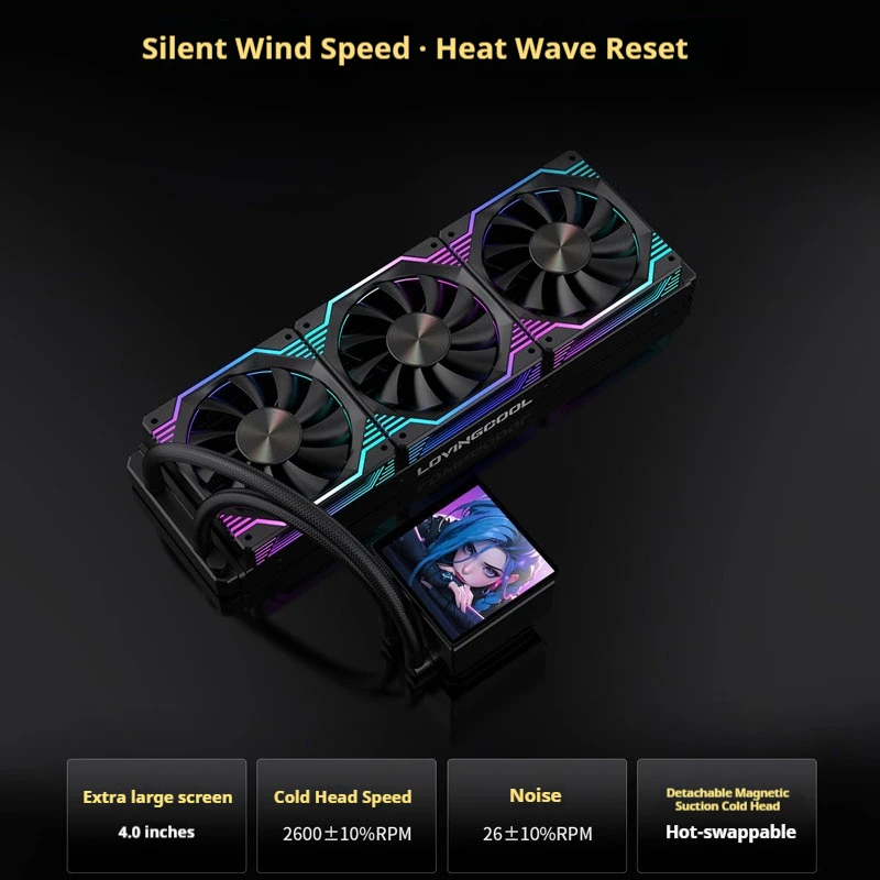 Refrigeración Líquida LOVINGCOOL DP: Pantalla 4.0