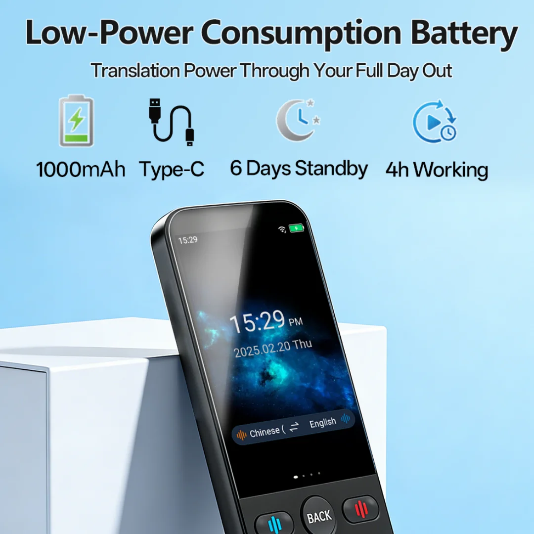 Traductor de Idiomas MSAI T20: Voz y Cámara en Tiempo Real