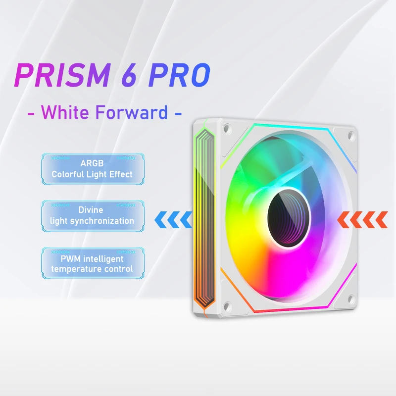 Ventilador ZEZZIO PRISM 6 PRO 120mm | Espejo Infinito