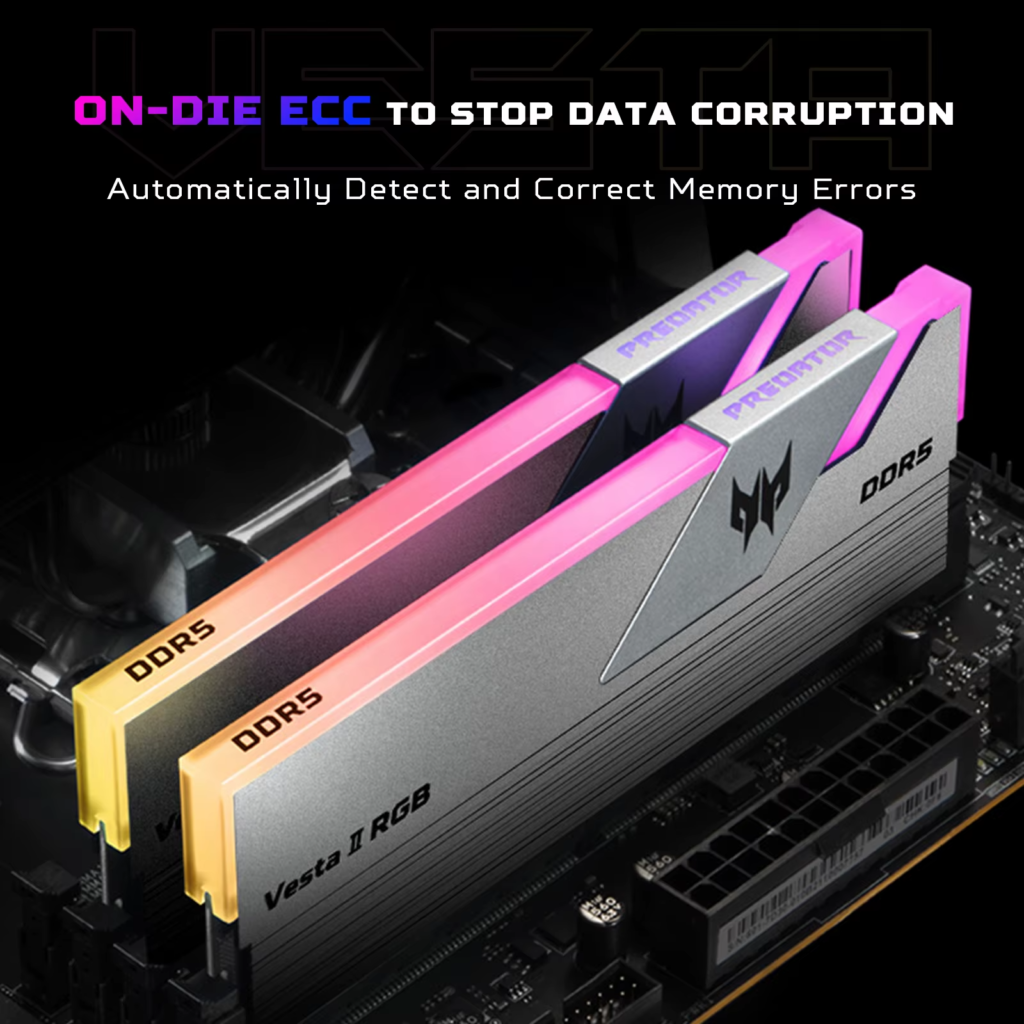 RAM ACER PREDATOR Vesta II RGB DDR5 32GB: ¡54% Dto para tu Gaming!