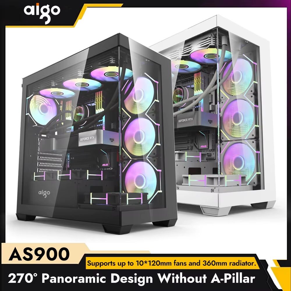 Gabinete Aigo AS900: ¡Estilo y ahorro para tu PC Gaming!