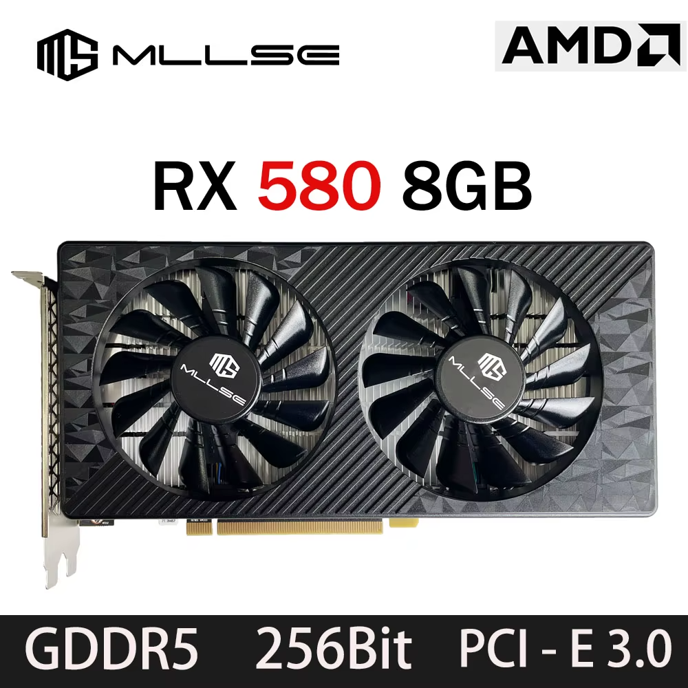 ¡Gran Oferta en Tarjeta Gráfica AMD RX 580 para Juegos!