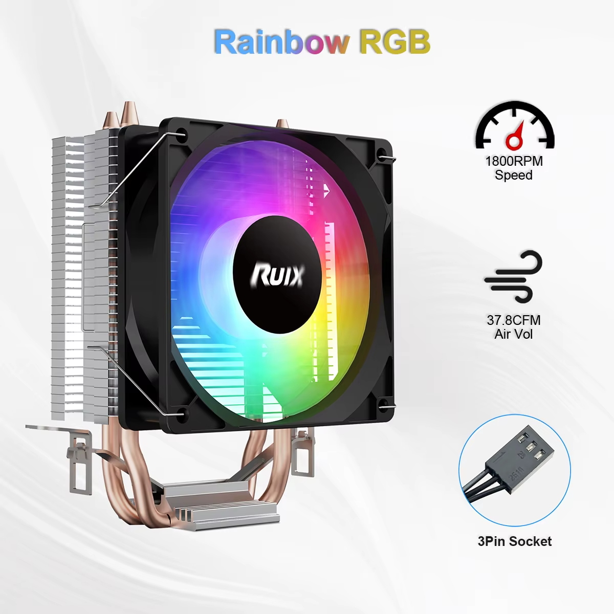 Ruix X2000 Air CPU Cooler imagen 4
