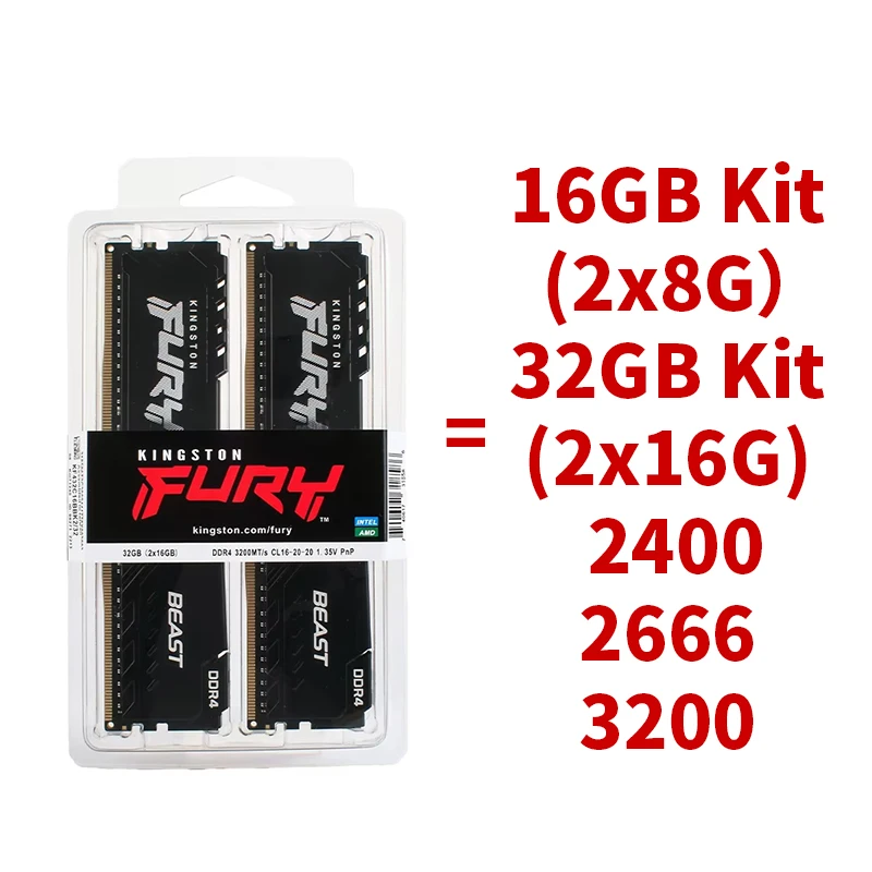 Kingston BEAST DDR4 RAM 3200MHz imagen 3