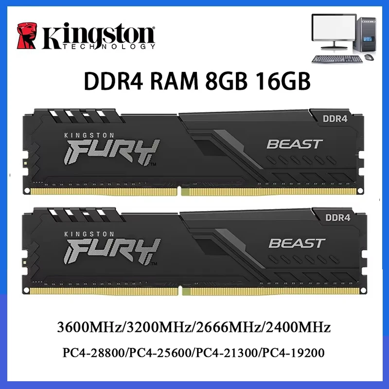 Kingston BEAST DDR4 RAM 3200MHz a solo 59,61€