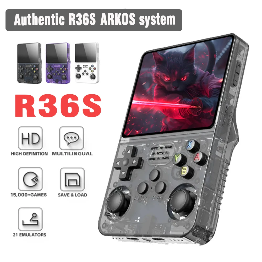 Consola portátil Retro ARKOS R36S imagen 1