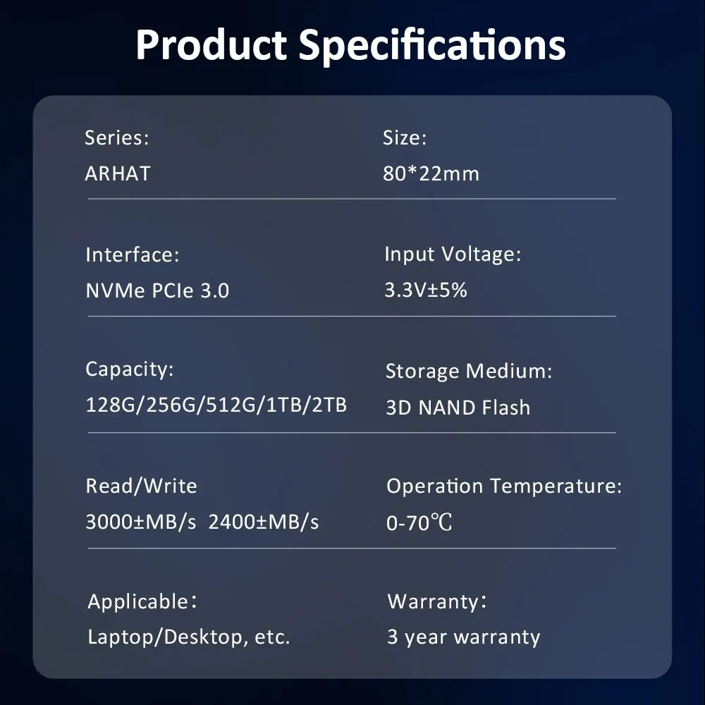 Disco SSD M2 Huadisk 128GB imagen 5