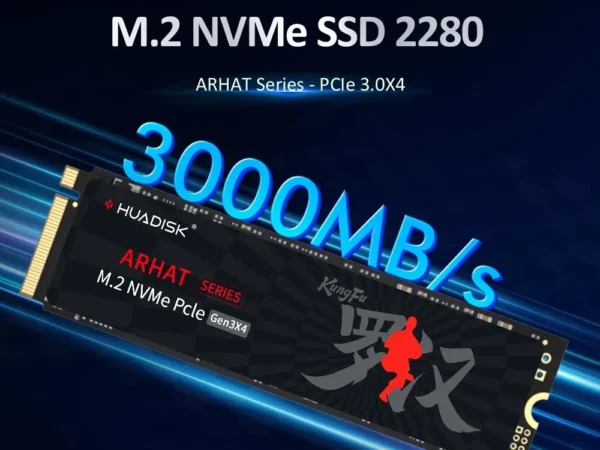 Disco SSD M.2 Huadisk 128GB a 31,64€: rendimiento rápido