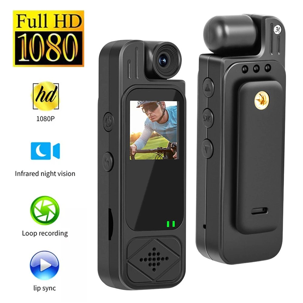 Mini cámara corporal HD 1080P con visión nocturna a 11,12€