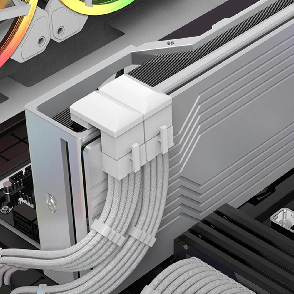 Adaptador de corriente ATX GPU VGA PCIe 8 Pin a 180 grados