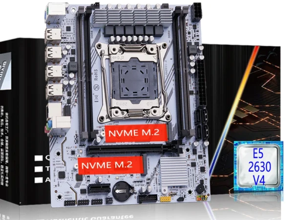 Kit placa base QIYIDA X99 con CPU Xeon E5 2630 V4