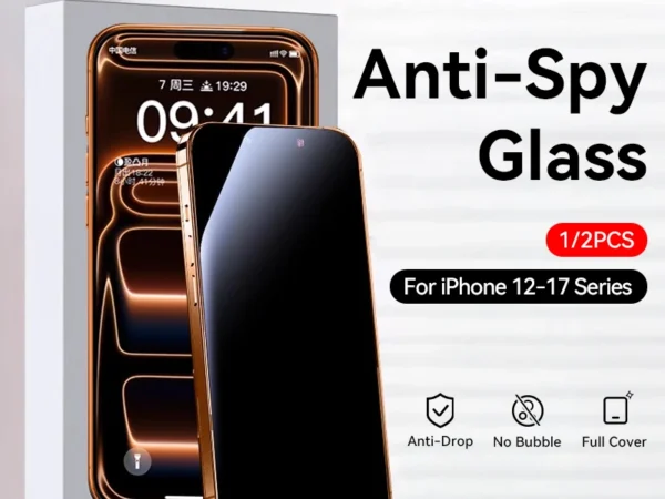 Joyroom vidrio antiespía para iPhone 12-17 Pro Max (1/2 uds)