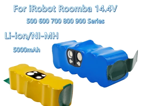 Batería 5000mAh 14,4 V para iRobot Roomba (series 500–900)