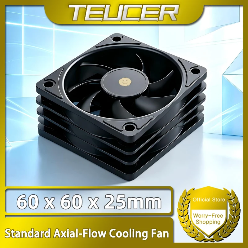 Ventilador TEUCER GY-B6025 de 6 cm ideal para mini-PCs