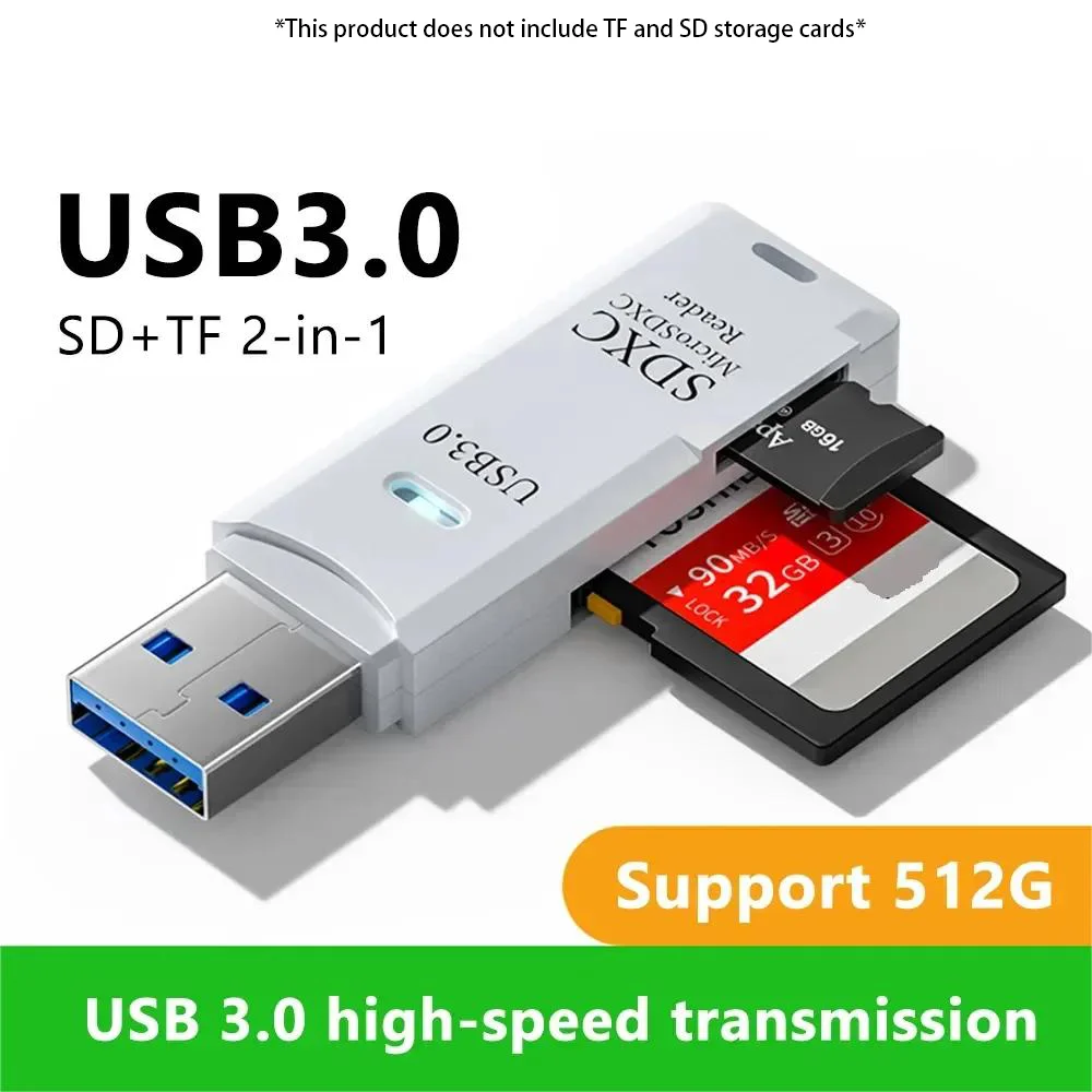 Lector de tarjetas USB 3.0 multifuncional a solo 1,52€