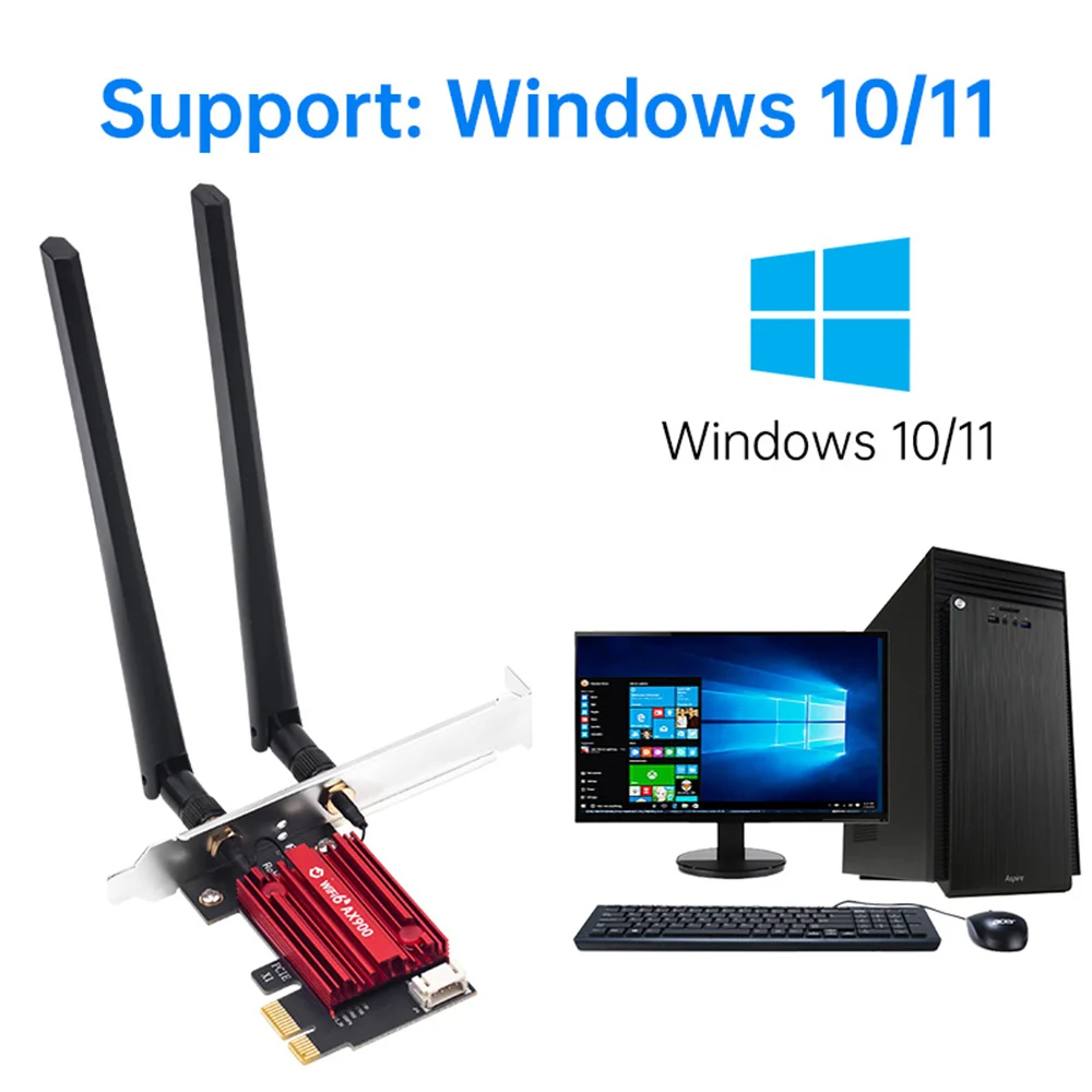 FENVI AX900 WiFi 6 detalle 5