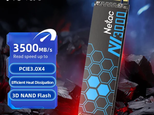 Netac SSD NVMe M.2 2280 PCIe 3.0 x4 (250GB–2TB)