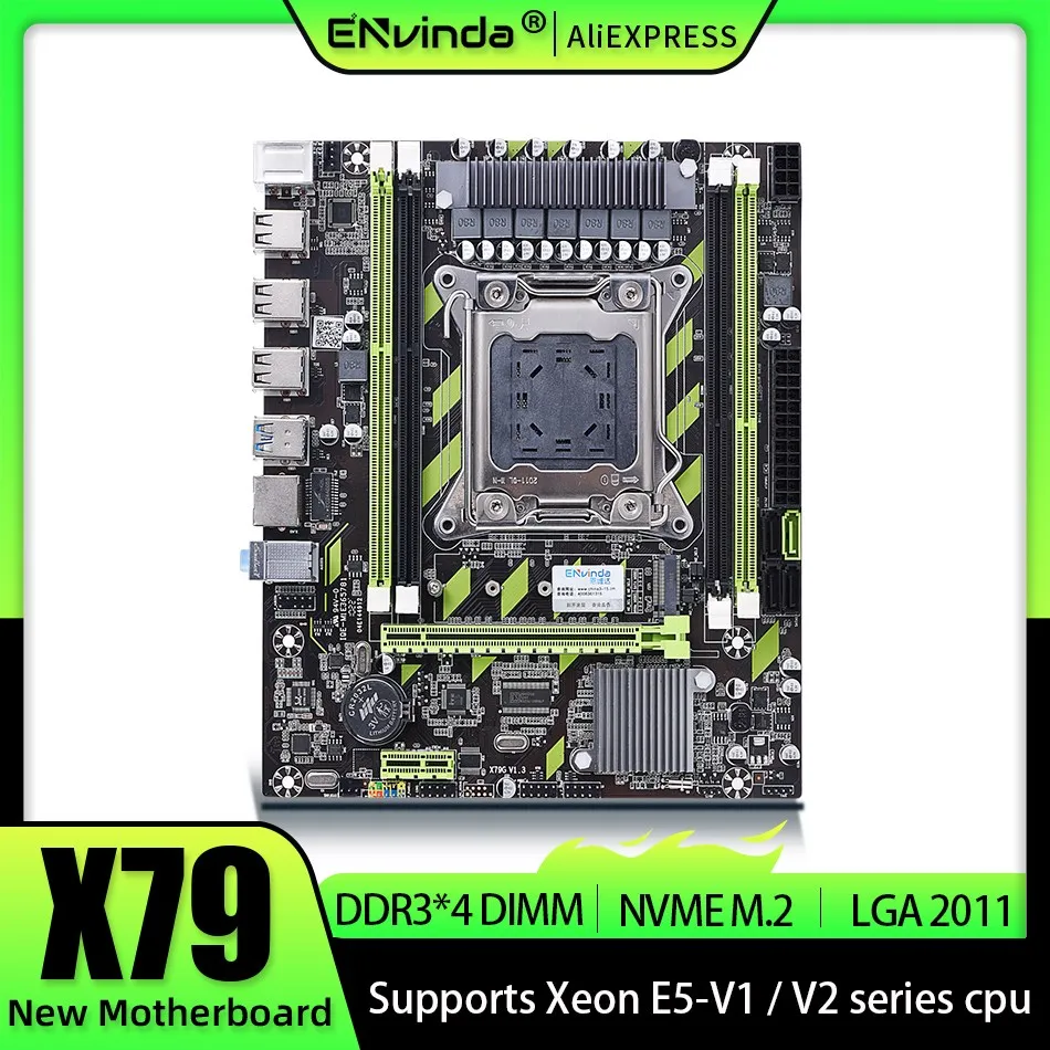 ENVINDA placa base X79 LGA 2011 compatible Xeon E5