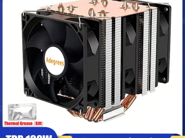 Enfriador CPU 6 heatpipes silencioso con ventilador PWM