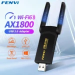 Fvi-adaptador WiFi 6 USB de 1800Mbps, receptor inalámbrico de doble banda 2,4G/5Ghz, Dongle USB 3,0, tarjeta de red para ordenador portátil y PC, Win