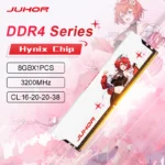 Memoria de Escritorio de Alto Rendimiento JUHOR DDR4 8GB 3200MHz CL16
