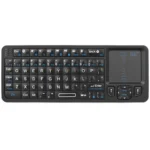 Mini teclado Bluetooth Rii K06, teclado inalámbrico retroiluminado de 2,4 GHz con panel táctil de aprendizaje IR Android TV Box, Mac, computadora port