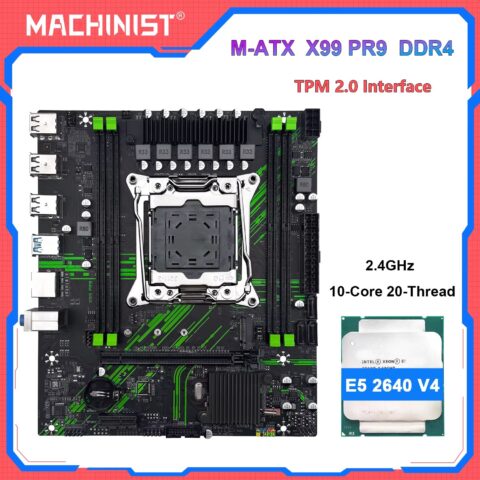 Placa Base MACHINIST X99 PR9 LGA 2011-3 con CPU Xeon