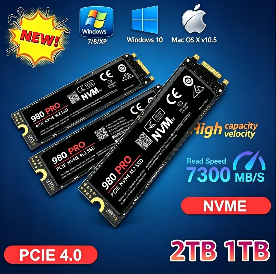 Unidad de Estado Sólido 980Pro 1TB PCIe 4.0