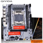 Placa base QIYIDA X99 LGA2011 3 con ranura M.2 compatible con memoria DDR4 SATA USB PCI16X
