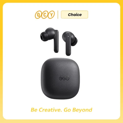 QCY Buds TWS Bluetooth 5,3 auriculares inalámbricos 10mm controlador dinámico AI reducción de ruido del viento auricular 0,68S baja latencia 35H auric