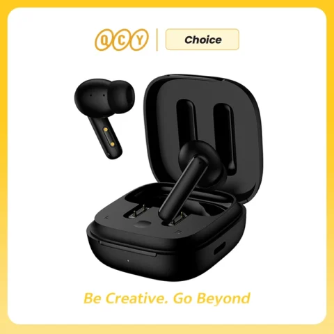 QCY T13 ANC auriculares Bluetooth 5,3 cancelación activa de ruido auriculares inalámbricos 4 micrófonos ENC TWS auriculares 0,068 s baja latencia 30 h