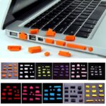 16 unids/set Protector de silicona USB elástico