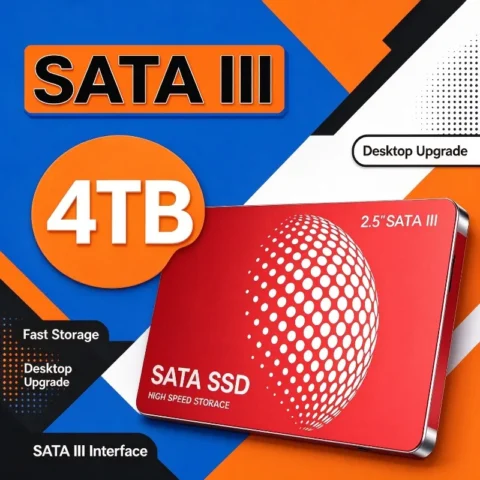 1TB SATA III 2.5 Inch SSD Internal Solid State Drive Max Read Fast Storage Disk for Laptop Desktop Micro PC