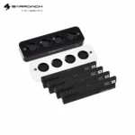 Barrowch-ventilador de radiador DDR5 RAM, 4 piezas, radiador refrigerado por aire, radiación de calor para PC, ordenador, DDR5, DDR4, refrigeración de
