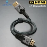 Cable HDMI 2.1 UGOURD 8K, 48 Gbps, cable trenzado de ultra alta velocidad, 8K a 60 Hz, 4K a 120 Hz, EARC, 4K a 144 Hz, cable HDMI duradero con cinta d