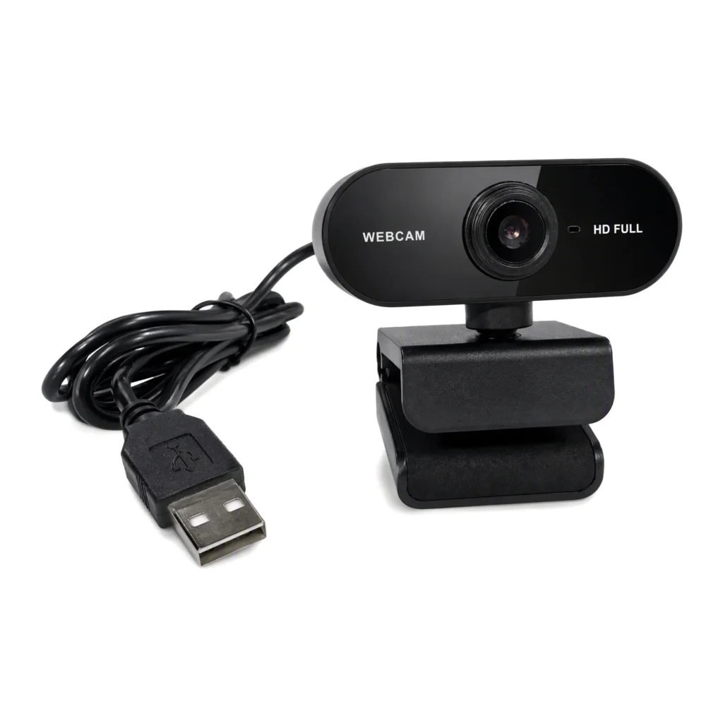 Cámara Web Plug and Play con Micrófono, Cámara USB para PC de Escritorio, Laptop, Mac, para Videollamadas, Zoom, Teams, Skype, Enseñanza en Línea