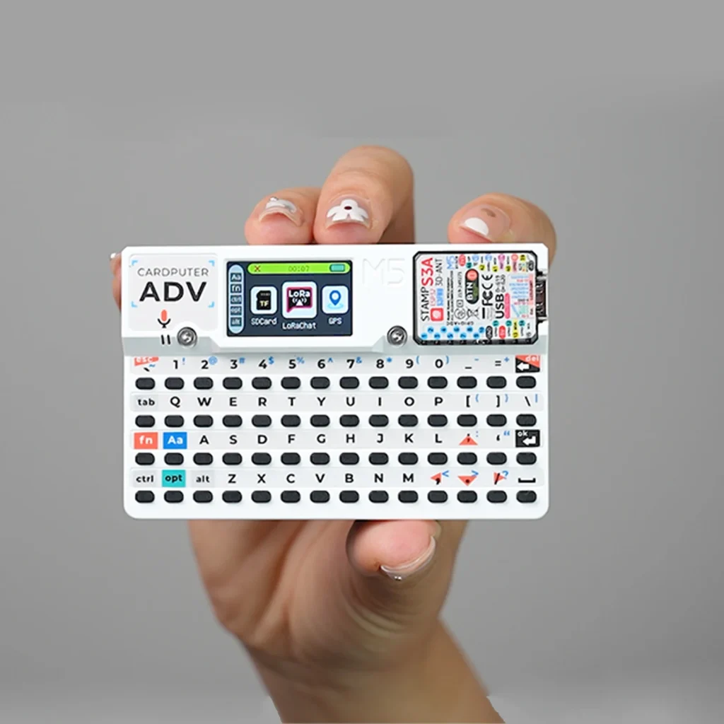 Cardputer Versión Adv ESP32, Computadora Portátil, Kit de Desarrollo M5StampS3A, Pantalla de 1.14 Pulgadas, Teclado de 56 Teclas