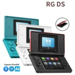 Consola de Juegos Retro Portátil Anbernic RG DS Flip con Pantalla IPS Dual de 4 Pulgadas, Sistema Operativo Dual Android/Linux, 4000 mAh, IA, Wifi, St