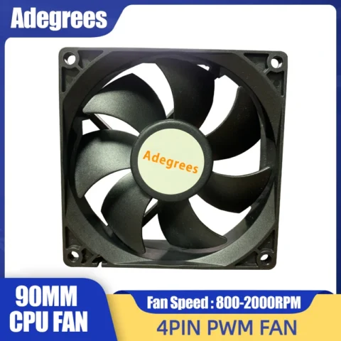 CPU Cooling Fan 4PIN PWM PC Quiet DC 12V 90mm Cooler Fan