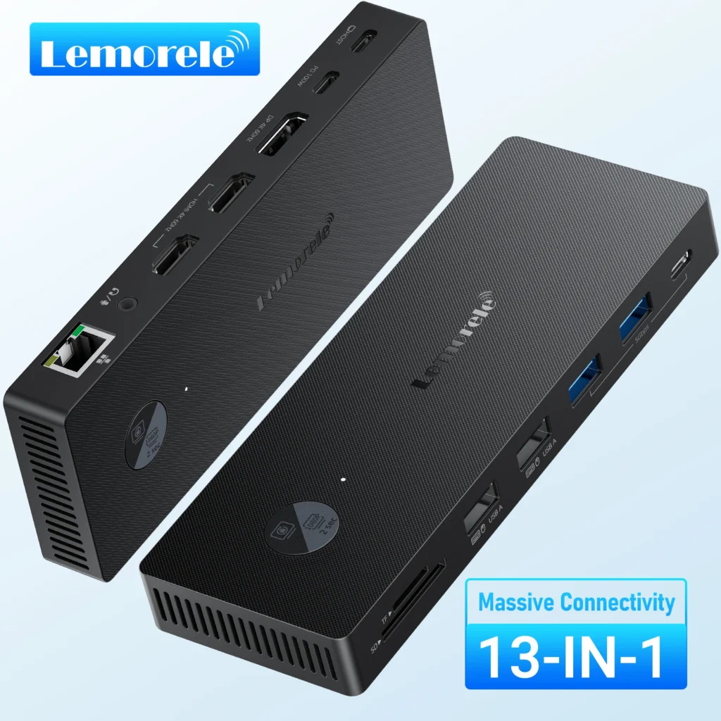 Dock USB-C · 10Gbps · 13 en 1