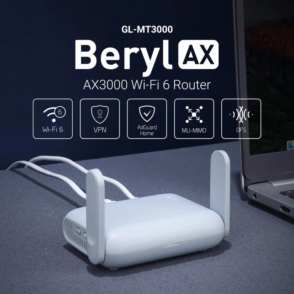 Router Wi-Fi GL.iNet MT3000
