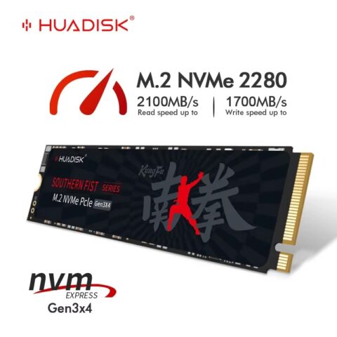 HUADISK SSD NVMe M2 1TB 512GB PCI-e 3.0X4 unidad SSD