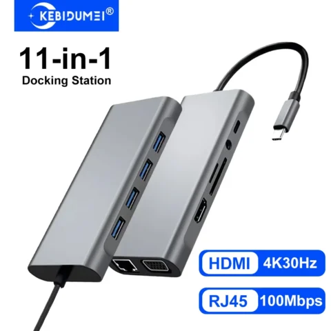 Hub USB-C · 11 en 1