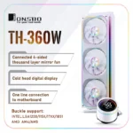 JONSBO TH-360 enfriador de agua blanca ventilador ARGB de 120mm TH-240 AIO CPU refrigeración líquida integrada refrigerada por agua LGA1700 115X 1851