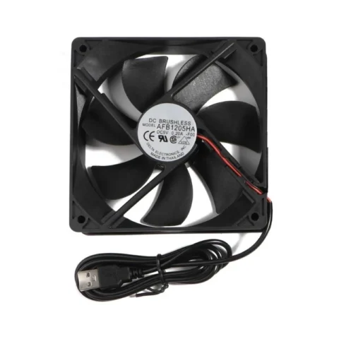 L4MD USB CPU Cooler Radiator 120 mm DC5V 120x120x25 mm Case Fan 12cm
